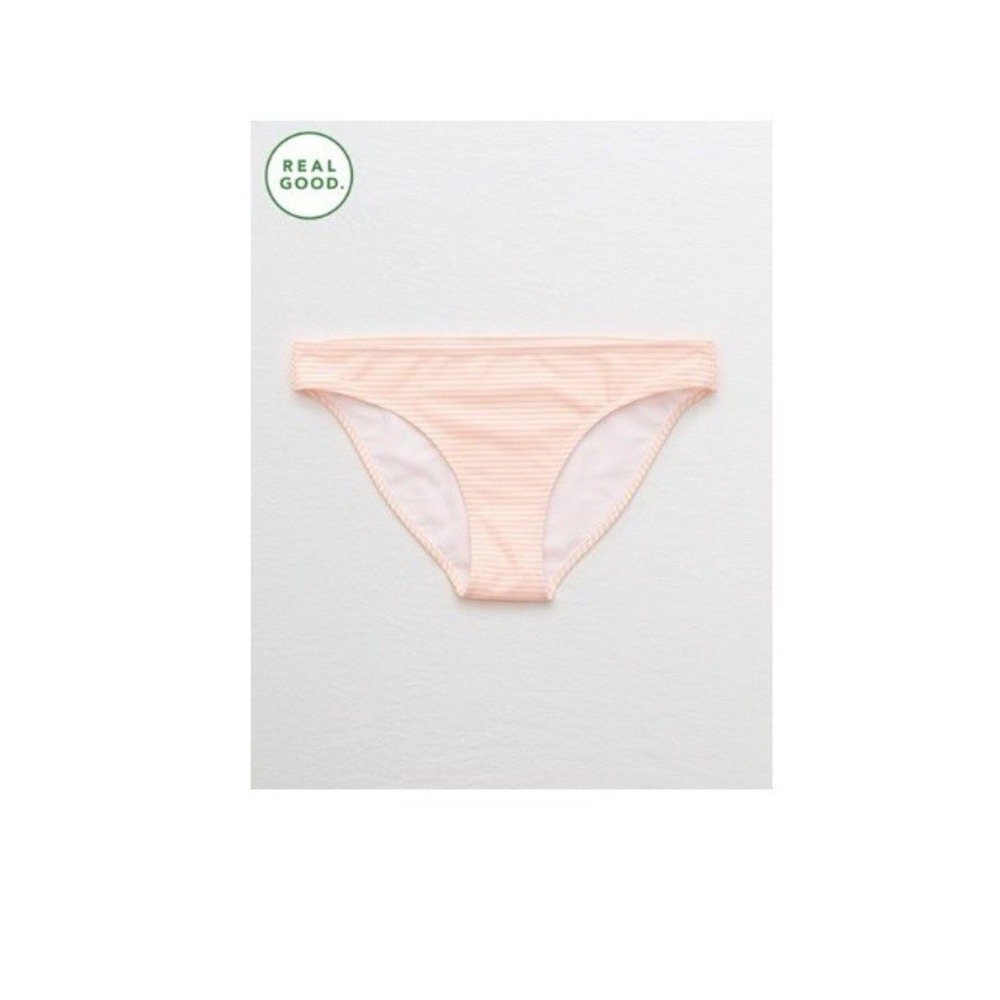 NWT Aerie Bikini Bottom Peach Womans Size Large